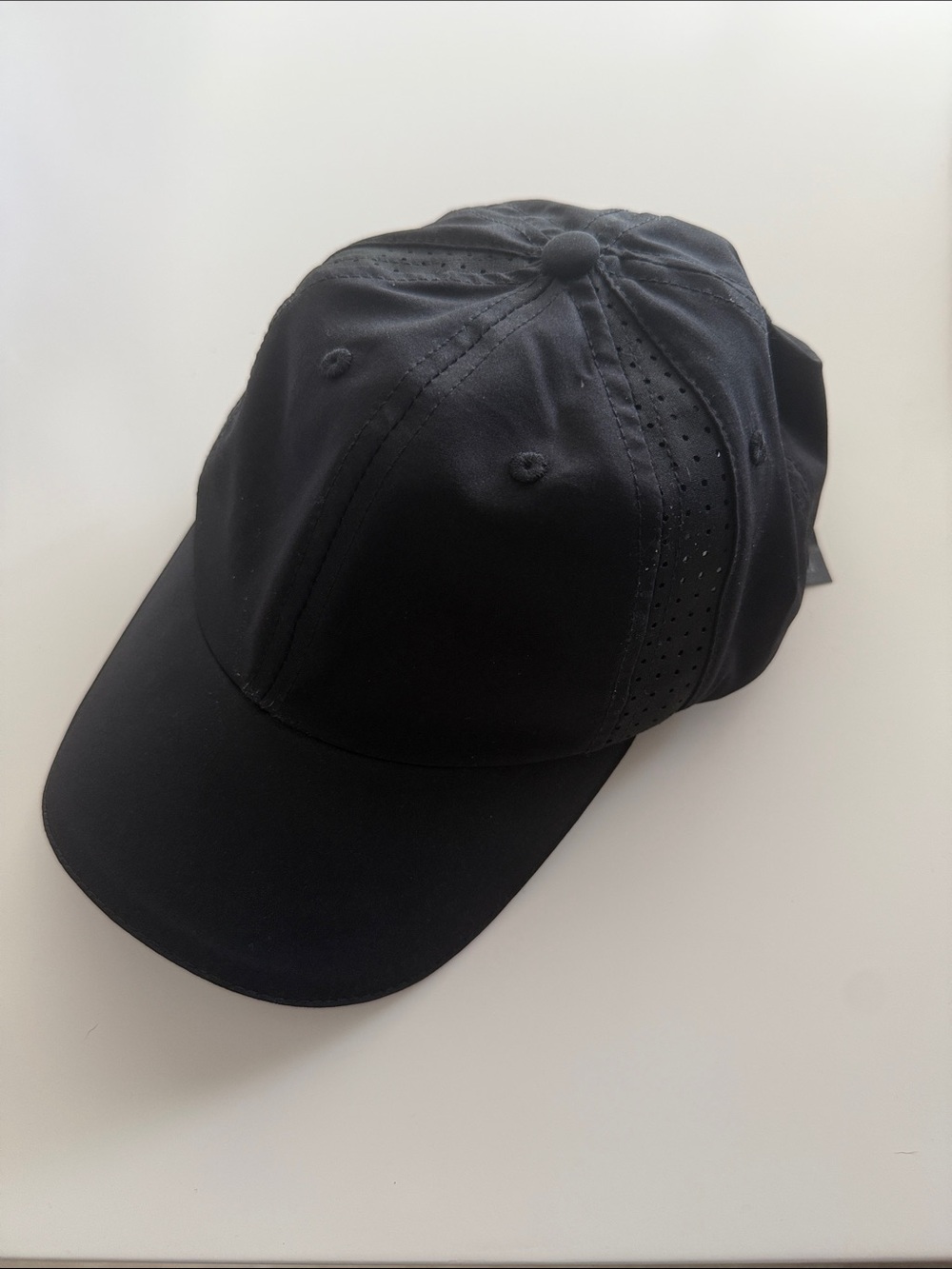 Sweaty Betty Black Performance Baseball Cap with Vent Panels
